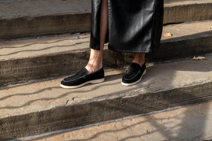 Black loafer